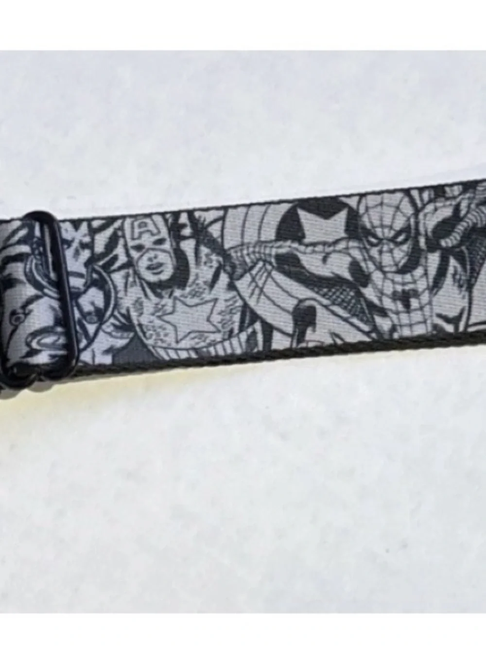 Buckle-Down Marvel Comics Black & Gray Superhero Dog Collar